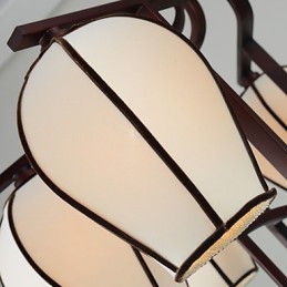 Rustic Lodge Vintage Mini Style Electroplated Metal Chandelier