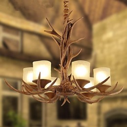 Chandelier Pendant Light Vintage Resin