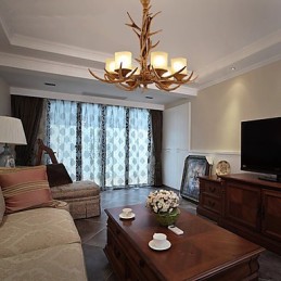 Chandelier Pendant Light Vintage Resin