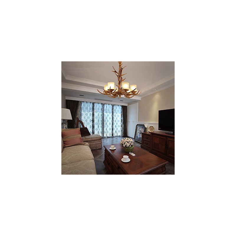 Chandelier Pendant Light Vintage Resin