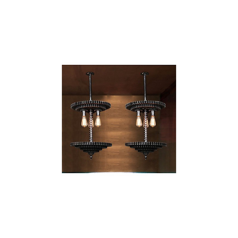 Vintage Lron Chandelier Chandelier Creative Mechanical Gear