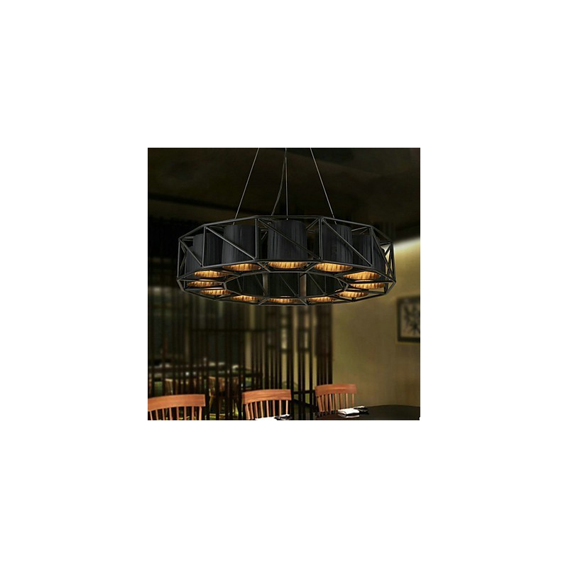 Vintage Country Painting Metal Pendant Light Garage