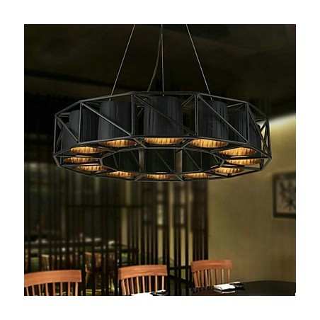 Vintage Country Painting Metal Pendant Light Garage