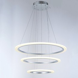 3 Ring DIY Shape Acrylic Pendant Light Ceiling Lamps Chandelier Lighting