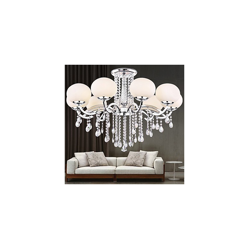Chandelier Crystal Luxury Modern Living 9 Lights