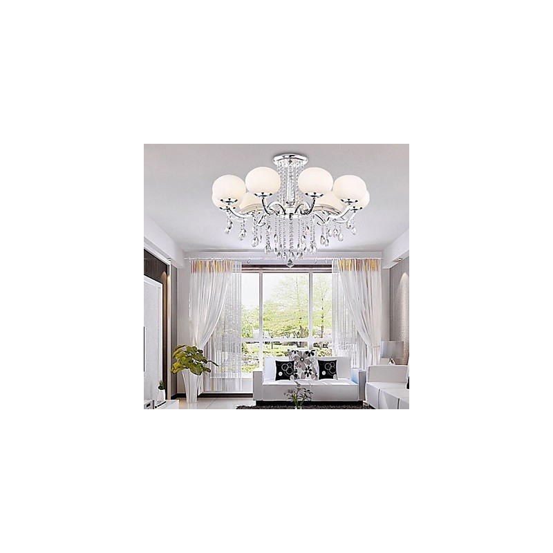 Chandelier Crystal Luxury Modern Living 9 Lights