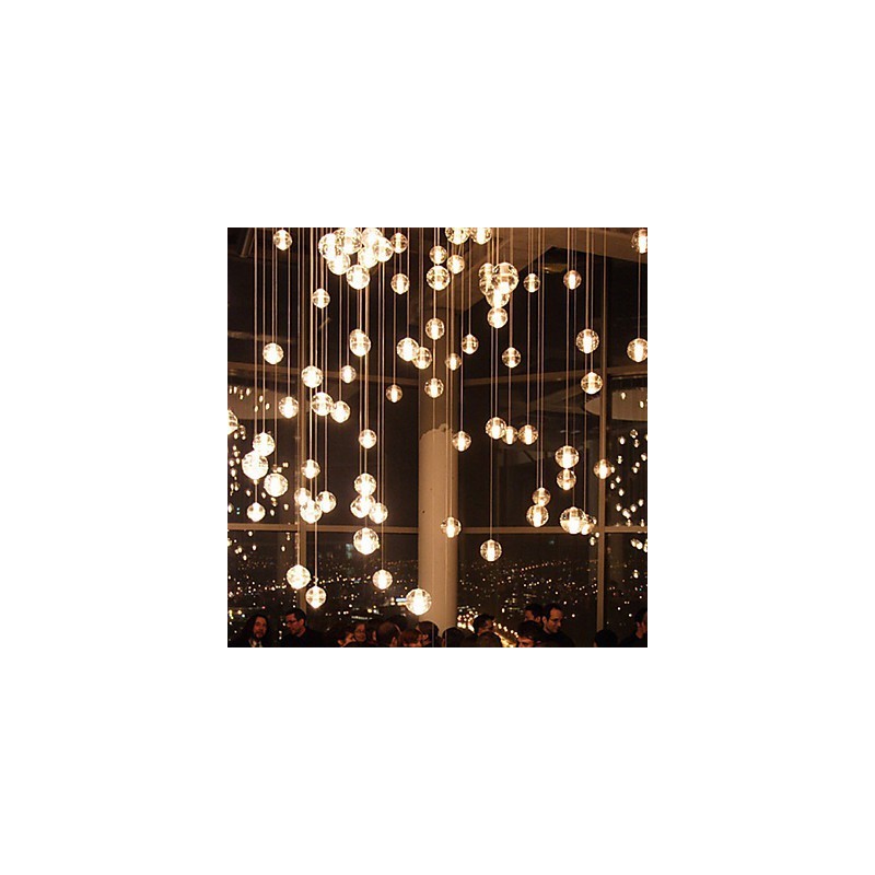 All Over The Sky Star Bocci Droplight Aurora Borealis Modern Glass Crystal Lamp