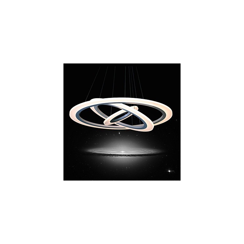 75 Watt Modern Contemporary Painting Acrylic Pendant Light