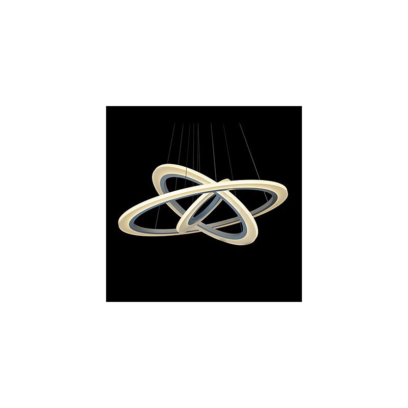 75 Watt Modern Contemporary Painting Acrylic Pendant Light