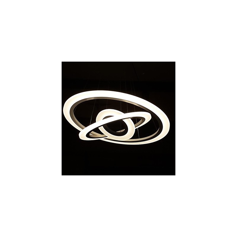 75 Watt Modern Contemporary Painting Acrylic Pendant Light