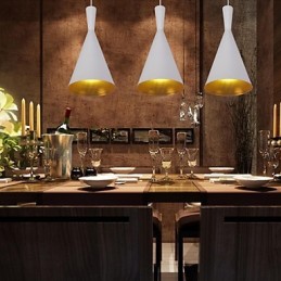 Modern Contemporary Retro Country Painting Metal Pendant Light