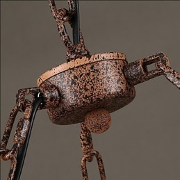 Ceramic Industry Wind Rope Chandelier RetroLron Chandelier Simple