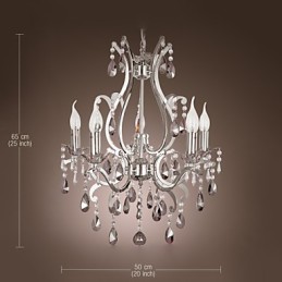 Traditional Classic Chrome Chandelier