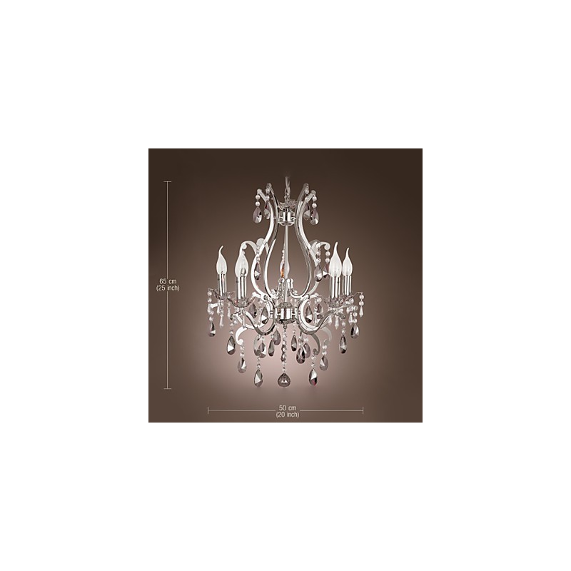 Traditional Classic Chrome Chandelier
