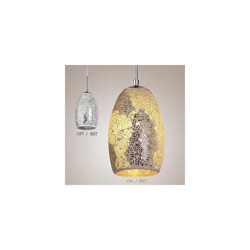 Traditional Classic Vintage Painting Metal Pendant Light