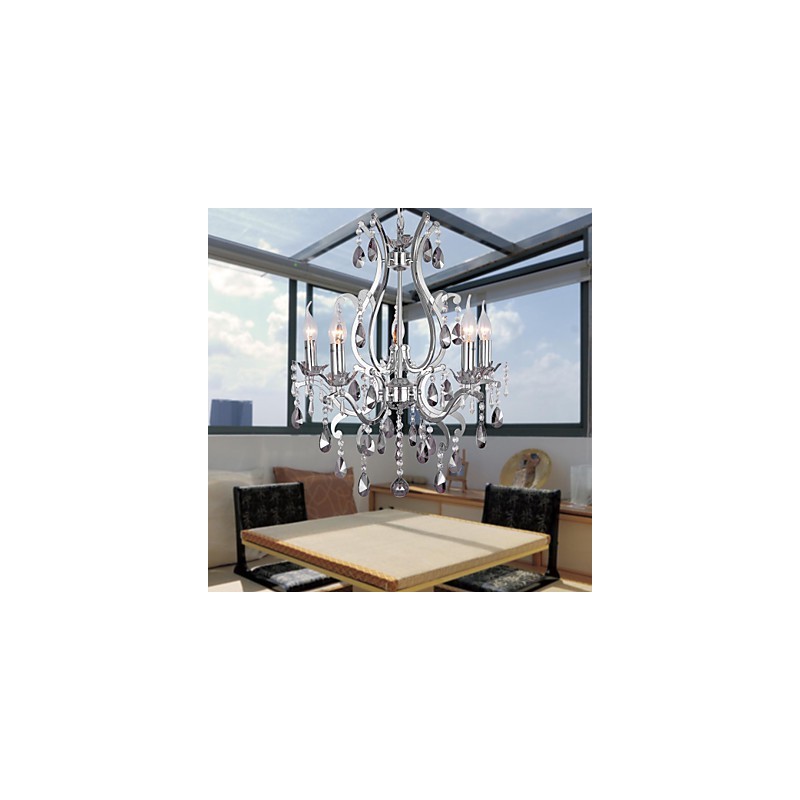 Traditional Classic Chrome Chandelier