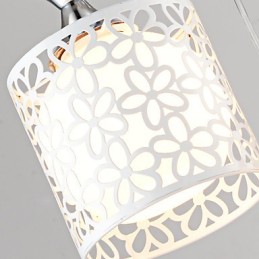 Contemporary And Contracted Three Creative Crystal Droplight Wrought Iron Lamp