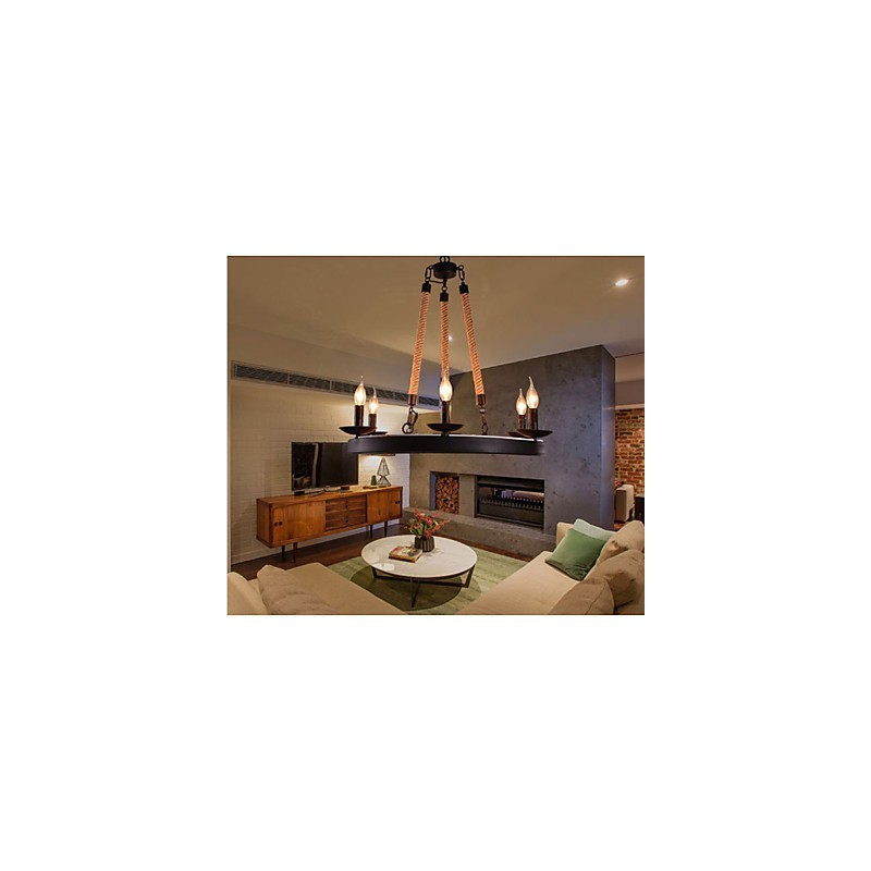 The Iron Rope Chandelier Cafe Chandelier