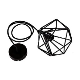 Retro Mini Style Painting Metal Pendant Light Garage