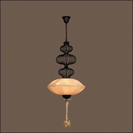 Nordic Retro Industrial Hemp Creative Birdcage Lamps
