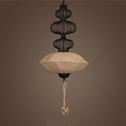 Nordic Retro Industrial Hemp Creative Birdcage Lamps