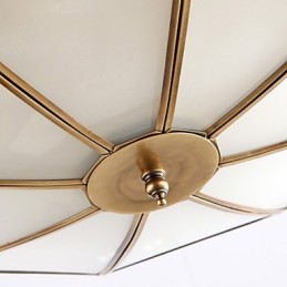 Traditional Classic Rustic Lodge Brass Metal Pendant Light