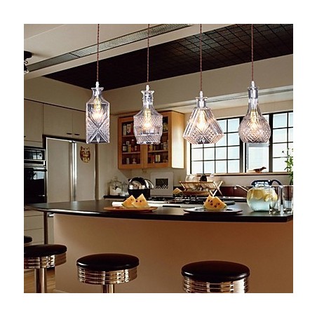 40W*4 Modern Contemporary Traditional Classic Vintage Island Metal Pendant Light