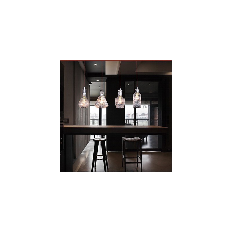 40W*4 Modern Contemporary Traditional Classic Vintage Island Metal Pendant Light