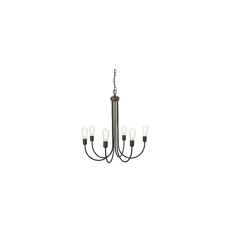 Country Painting Metal Chandelier