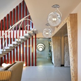 Modern Contemporary Globe Mini Style Anodized Pendant Light