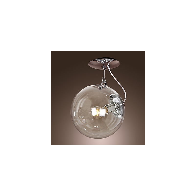 Modern Contemporary Globe Mini Style Anodized Pendant Light