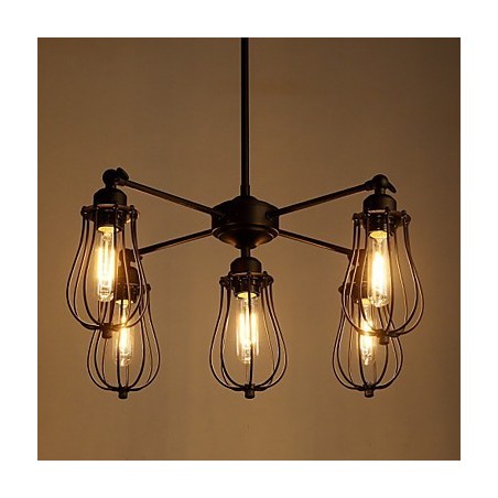 Pendant Lights Traditional Classic Rustic Lodge Retro Metal 5 Lights