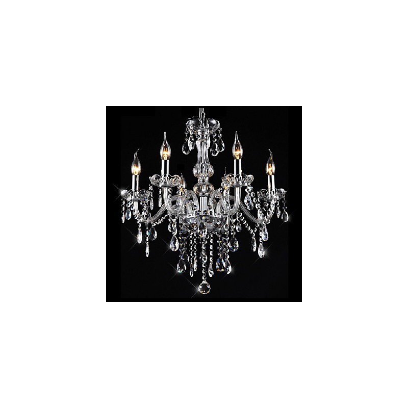 Traditional Classic Vintage Crystal Electroplated Crystal Chandelier