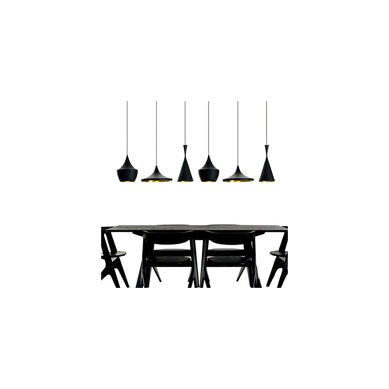 Mini Style Painting Metal Pendant Light