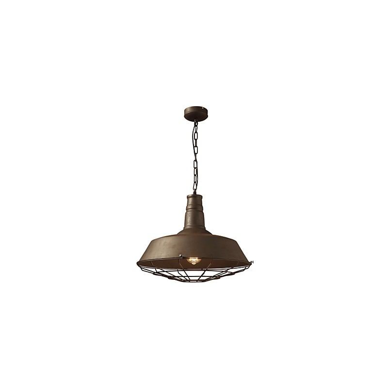 Retro Pendant Lamp 1 Light Old Metal Materila Shade Shop