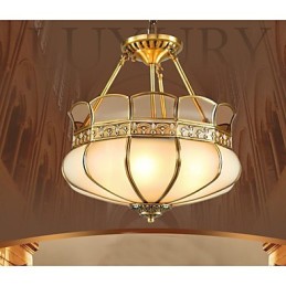 The Classical Copper Semi Ceiling lamp Copper Porch