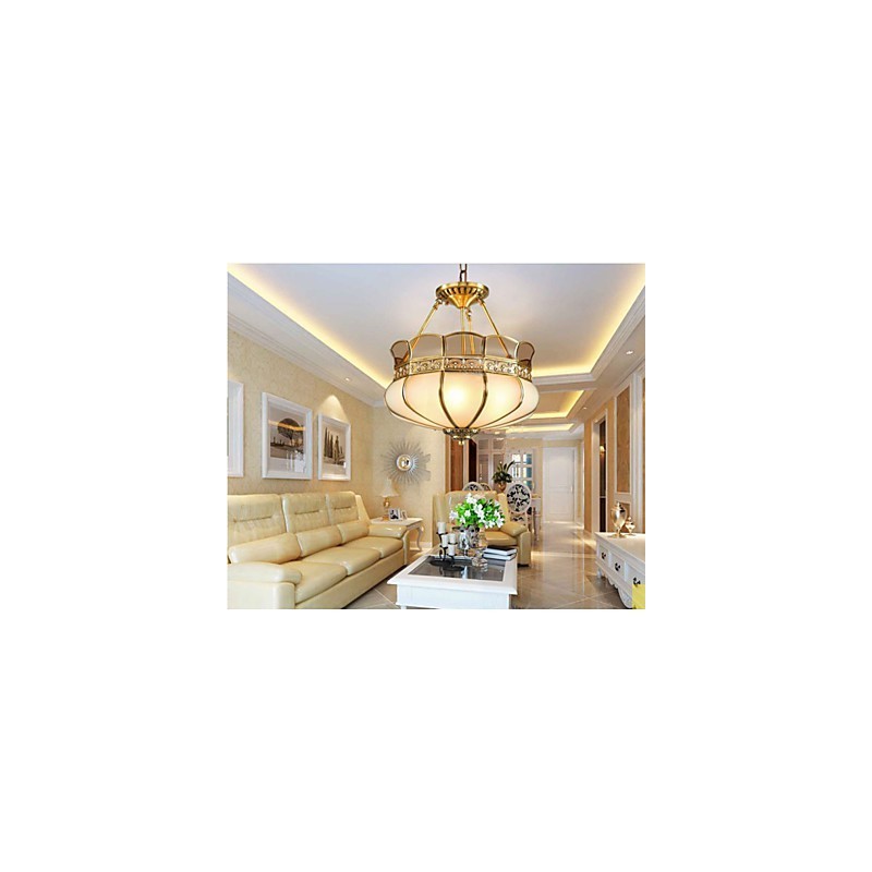 The Classical Copper Semi Ceiling lamp Copper Porch