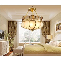 The Classical Copper Semi Ceiling lamp Copper Porch