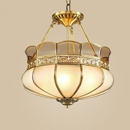 The Classical Copper Semi Ceiling lamp Copper Porch
