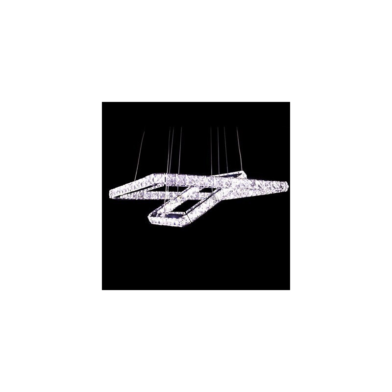 Modern Contemporary Crystal Metal Pendant Light