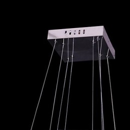 Modern Contemporary Crystal Metal Pendant Light