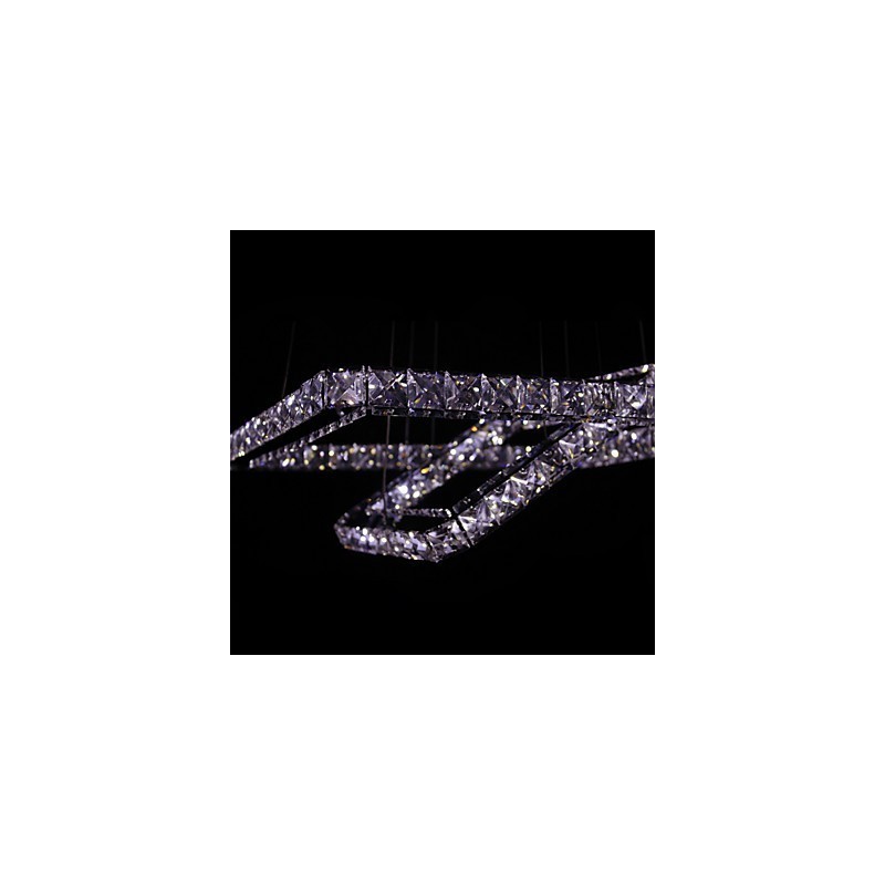 Modern Contemporary Crystal Metal Pendant Light