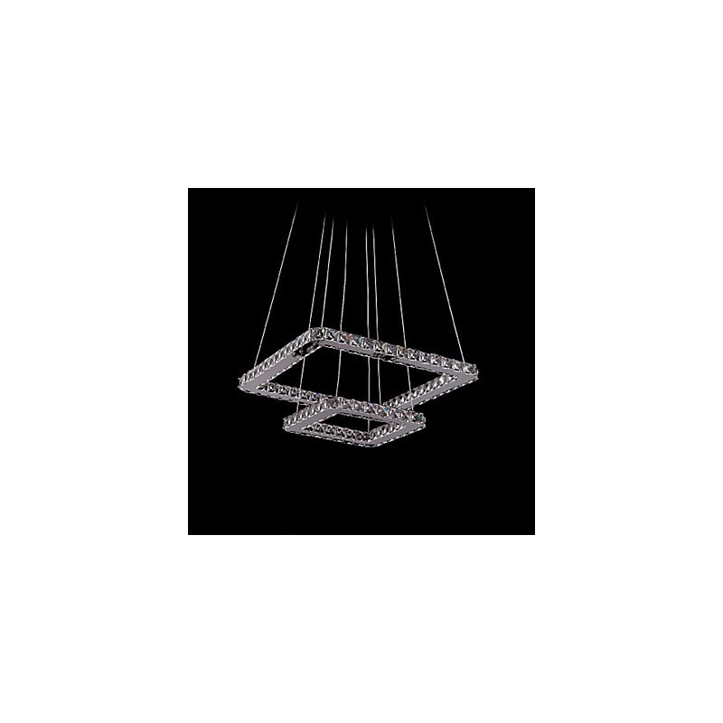 Modern Contemporary Crystal Metal Pendant Light