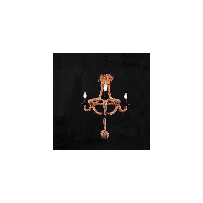 Traditional Classic Rustic Lodge Vintage Retro Country Painting Metal Chandelier