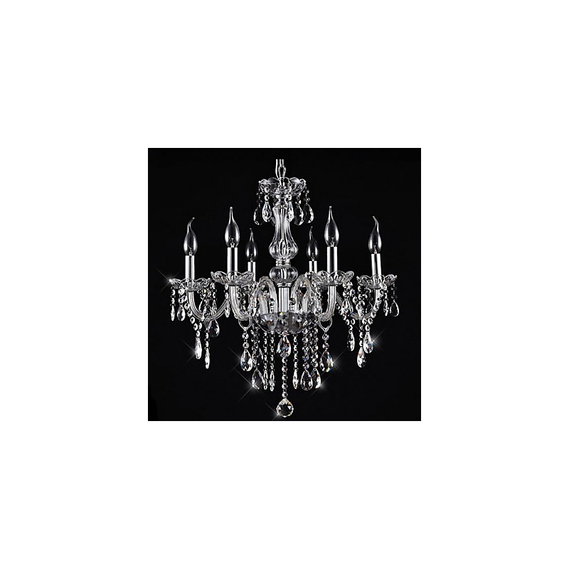 Traditional Classic Vintage Crystal Electroplated Crystal Chandelier