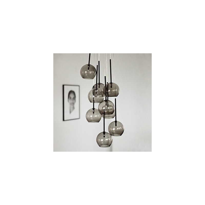 Country Mini Style Painting Metal Pendant Light