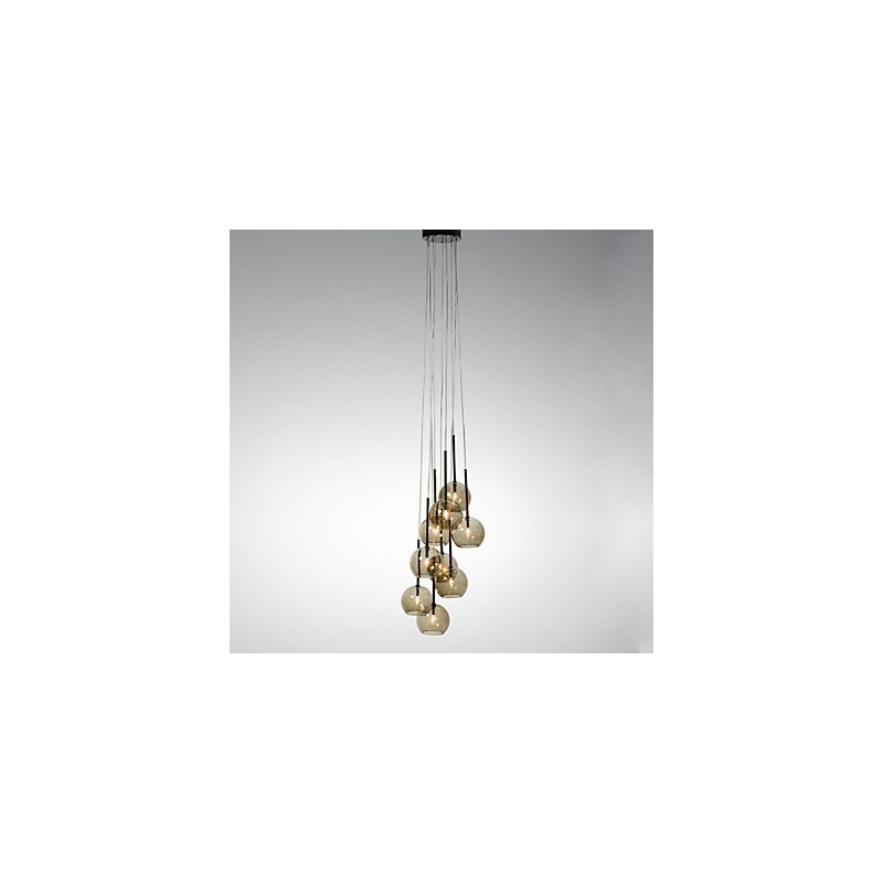 Country Mini Style Painting Metal Pendant Light