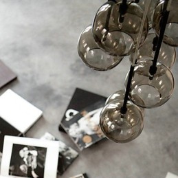 Country Mini Style Painting Metal Pendant Light