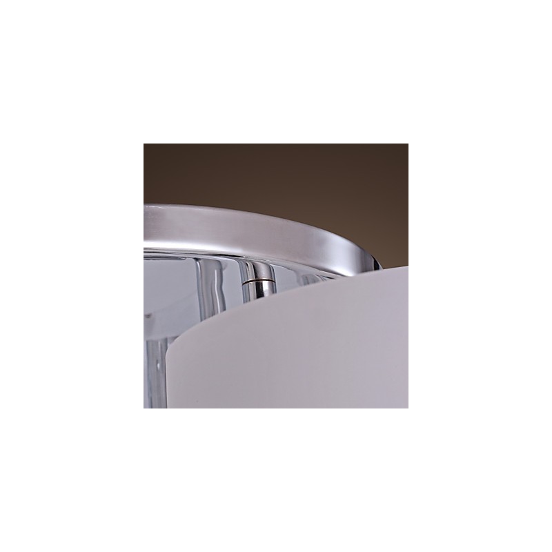 Modern Contemporary Chrome Metal Chandelier Flush Mount