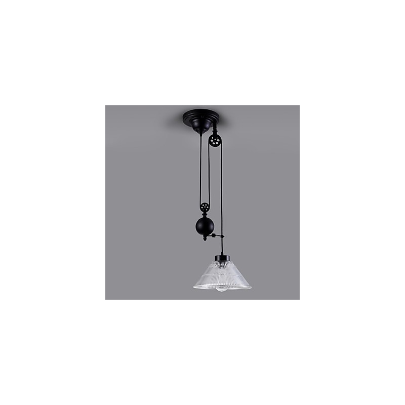 Vintage Pendant Light 1 Light Island Light Foyer pendants Metal + Galss